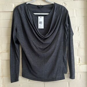 Lafayette 148 NY Wool Cowl Neck Top
